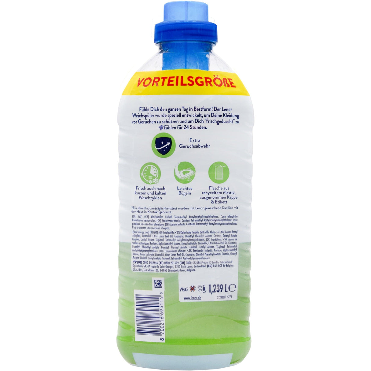 Produkt LENOR Płyn do płukania tkanin LENOR Frisches Erwachen 59 prań 1,239l 004328