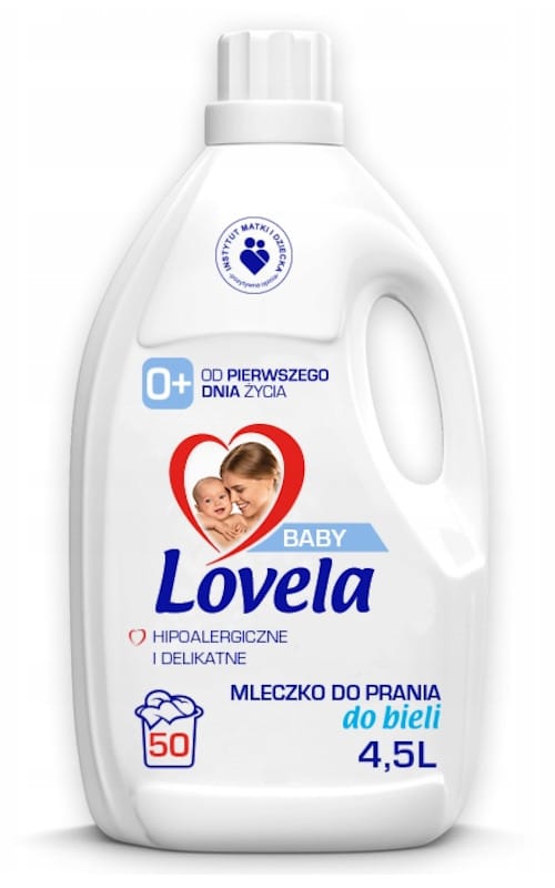 Produkt LOVELA Płyn do prania 2x Płyn do prania białego LOVELA Baby Mleczko dla dzieci 50 prań 4,5L K_003221_2