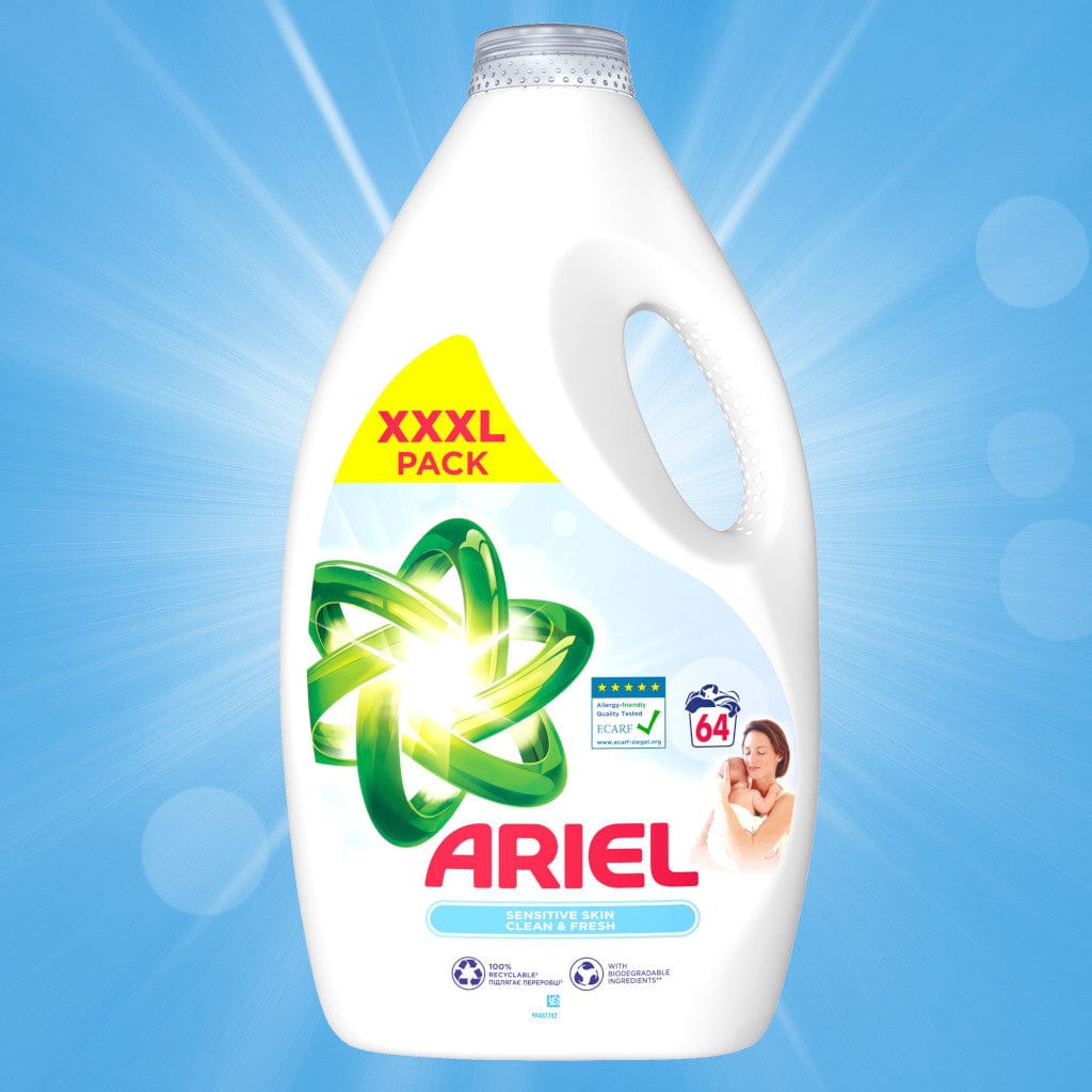 Produkt ARIEL Płyn do prania ARIEL Sensitive do skóry wrażliwej 64 prania 3,2l 003190