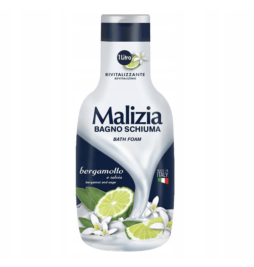 Produkt MALIZIA Płyny do kąpieli Płyn do kąpieli MALIZIA Bergamotka i Szałwia 1l 053174