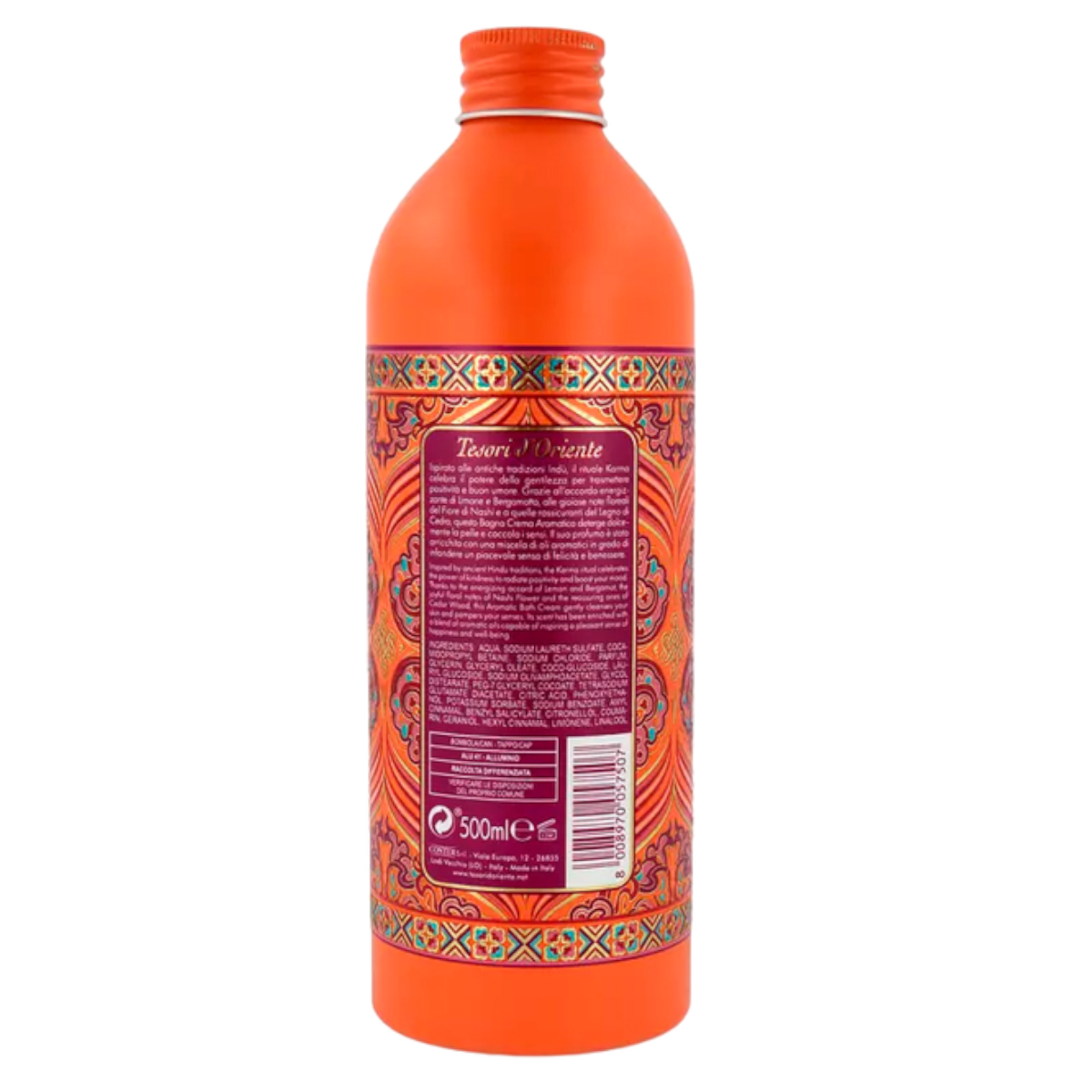 Produkt TESORI D'ORIENTE Płyny do kąpieli Płyn do kąpieli TESORI D'Oriente Karma Ritual 500ml 053124