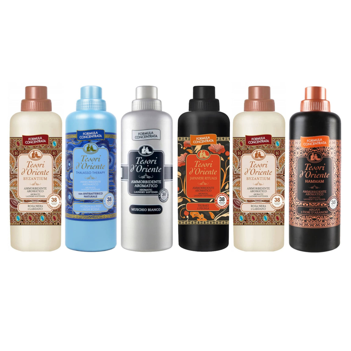 Produkt TESORI D'ORIENTE Płyny do płukania Płyn do płukania TESORI D'ORIENTE Mix 6x 760ml Z00626