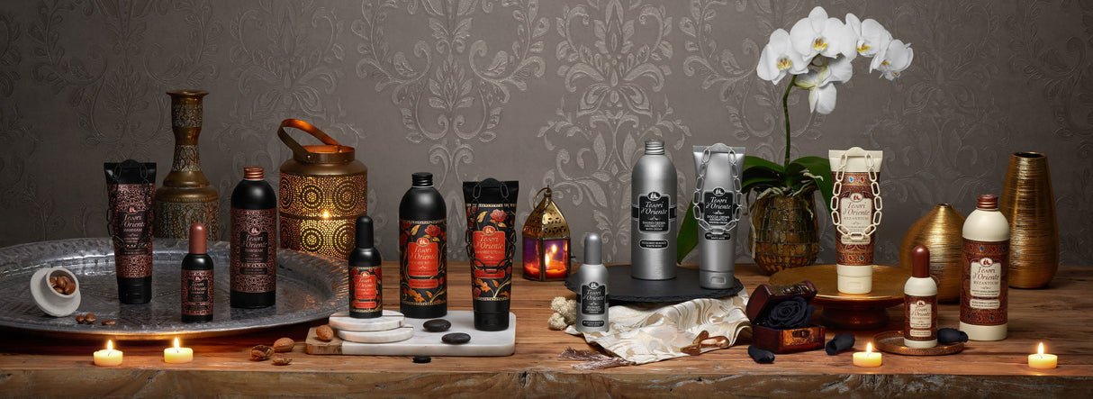 Produkt TESORI D'ORIENTE Płyny do płukania Płyn do płukania TESORI D'ORIENTE Mix 7x 760 ml + Mydło Gratis Z00985