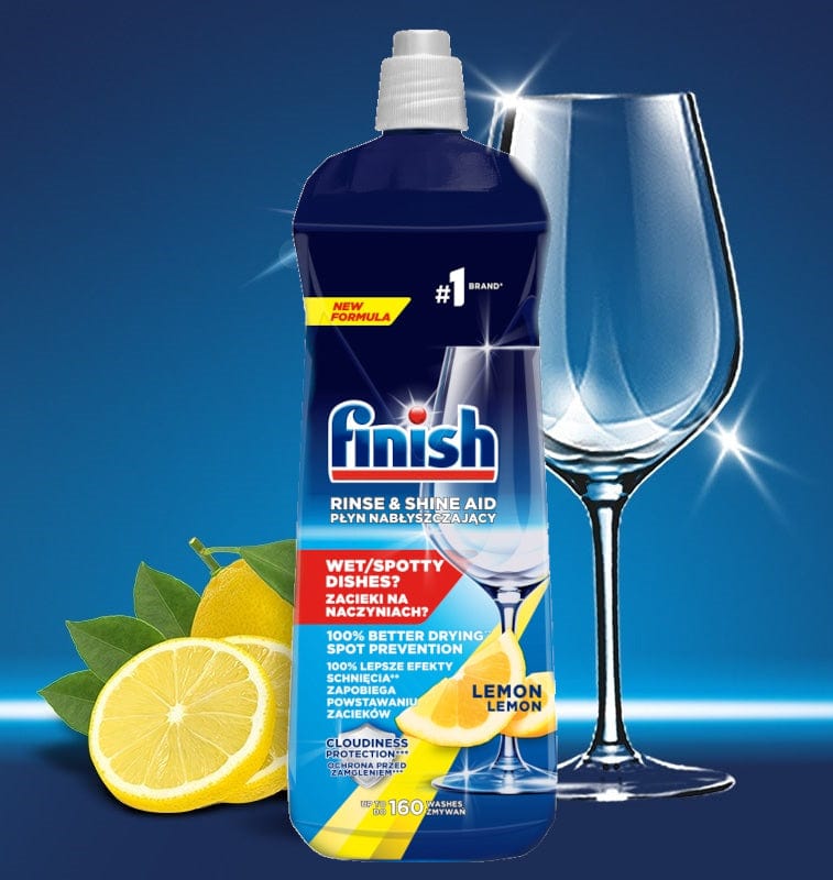 Produkt FINISH płyny do zmywarki 3x Płyn nabłyszczający do zmywarki FINISH Shine&Protect cytrynowy 800ml K_014219_3