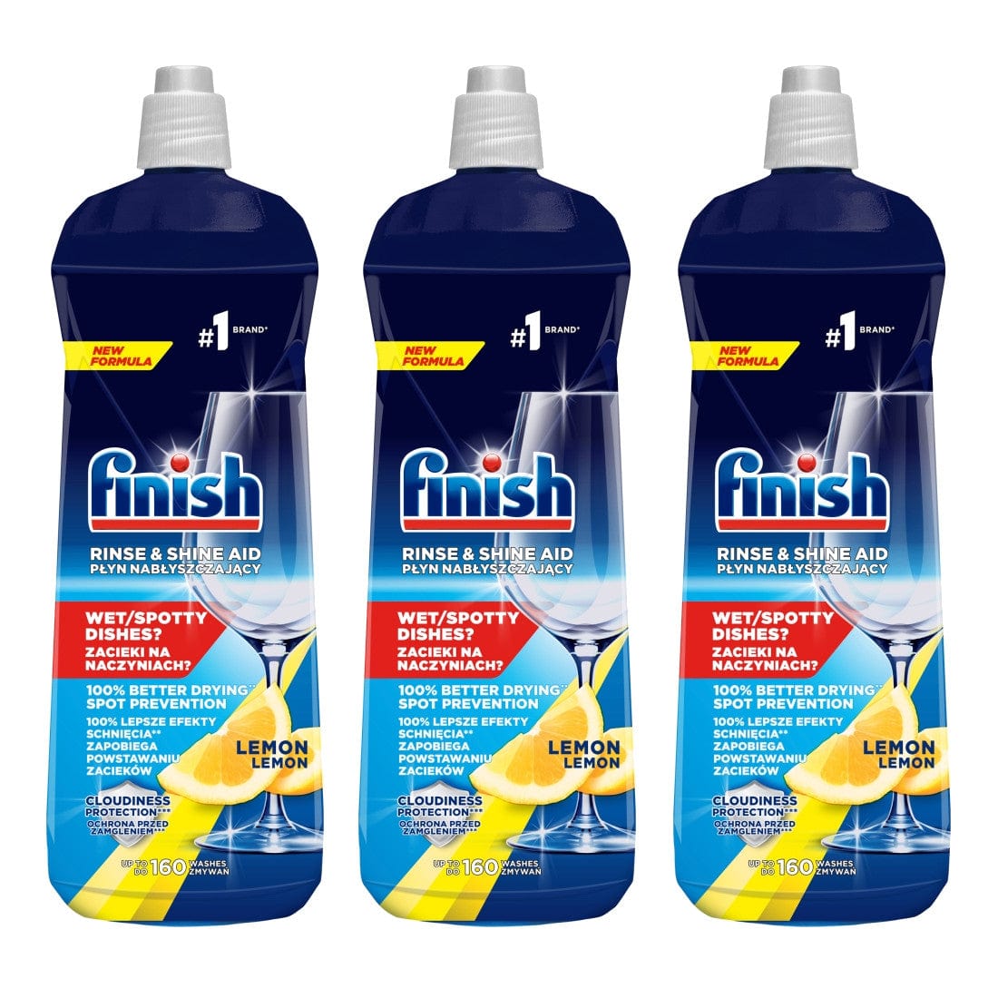 Produkt FINISH płyny do zmywarki 3x Płyn nabłyszczający do zmywarki FINISH Shine&Protect cytrynowy 800ml K_014219_3