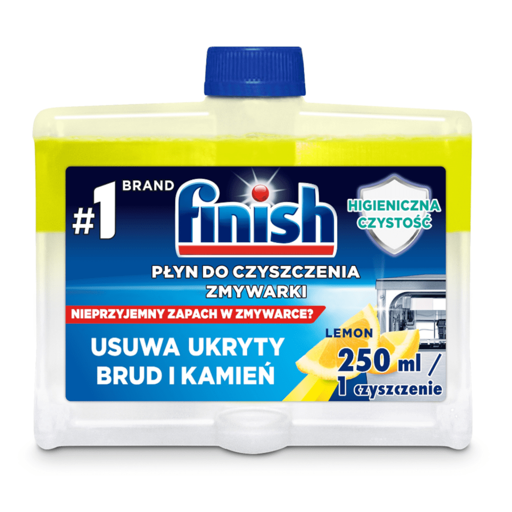 Produkt FINISH płyny do zmywarki Płyn do czyszczenia zmywark FINISH Lemon DUO Dishwasher Cleaner 2x250ml 021241