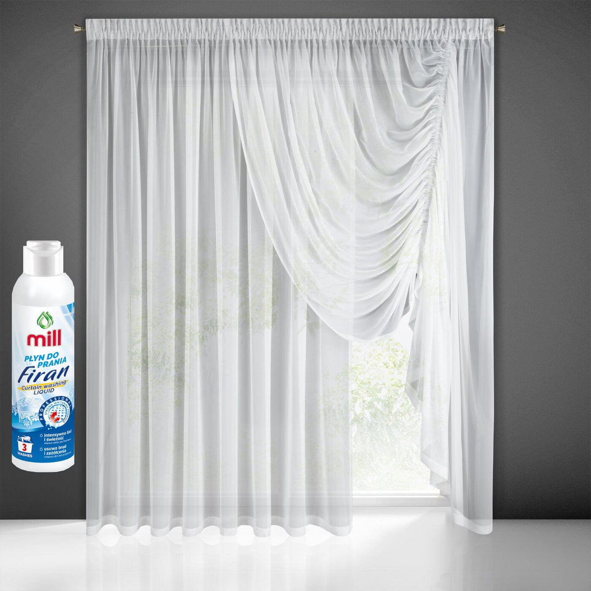 Produkt MILL Płyny i żele do prania Płyn do prania firan MILL 300ml 003410