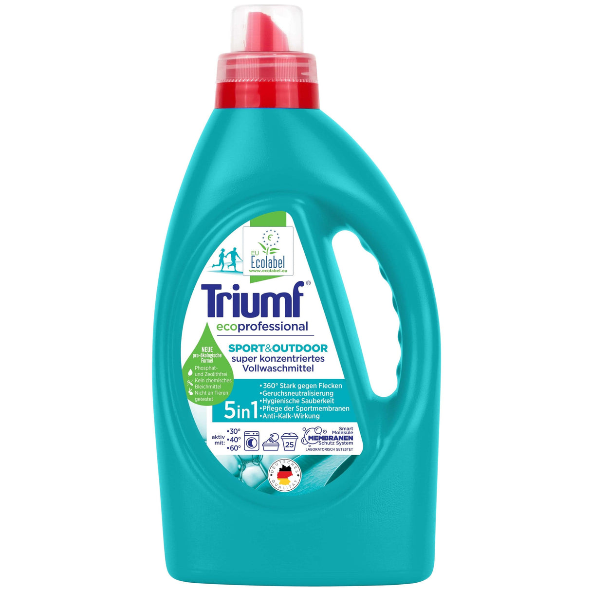 Produkt TRIUMF Płyny i żele do prania Płyn do prania TRIUMF Sport koncentrat 25 prań 1 l Paleta 576 sztuk K_019326_576