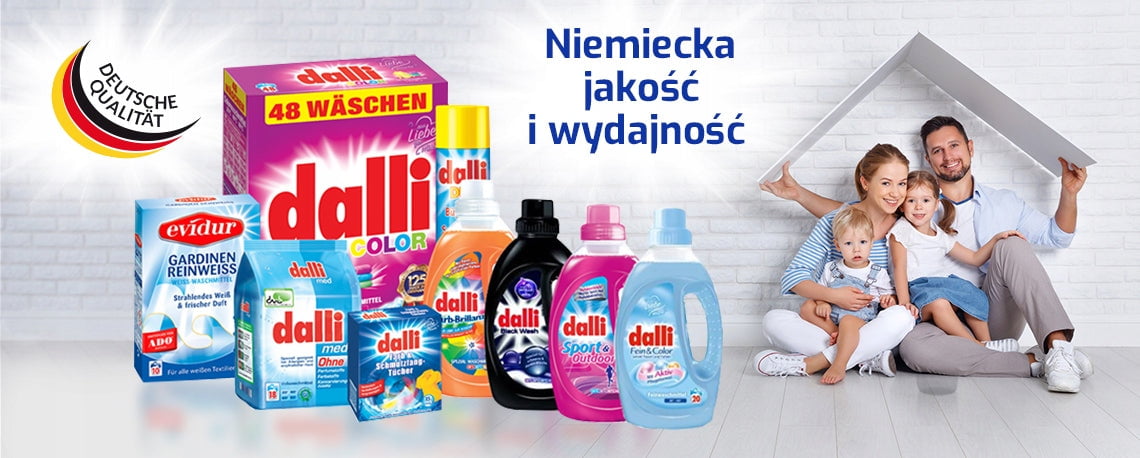 Produkt DALLI Płyny i żele do prania Żel do prania DALLI Black Wash do ciemnych tkanin 20 prań 1,1l 004355