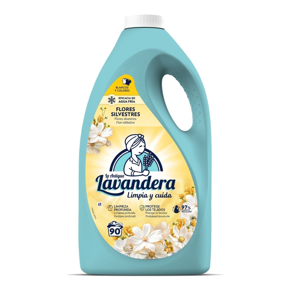 Produkt LAVANDERA Płyny i żele do prania Żel do prania LAVANDERA Flores Silvestres Dzikie kwiaty uniwersalny płyn 4,5L 052707