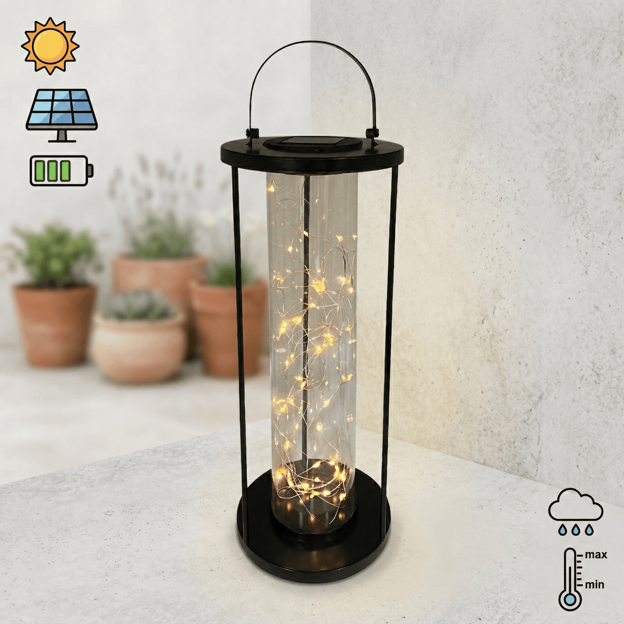Produkt VOLTENO Pozostałe do domu Lampa Solarna Ogrodowa Volteno Square LED Dekoracyjna 1szt 005728