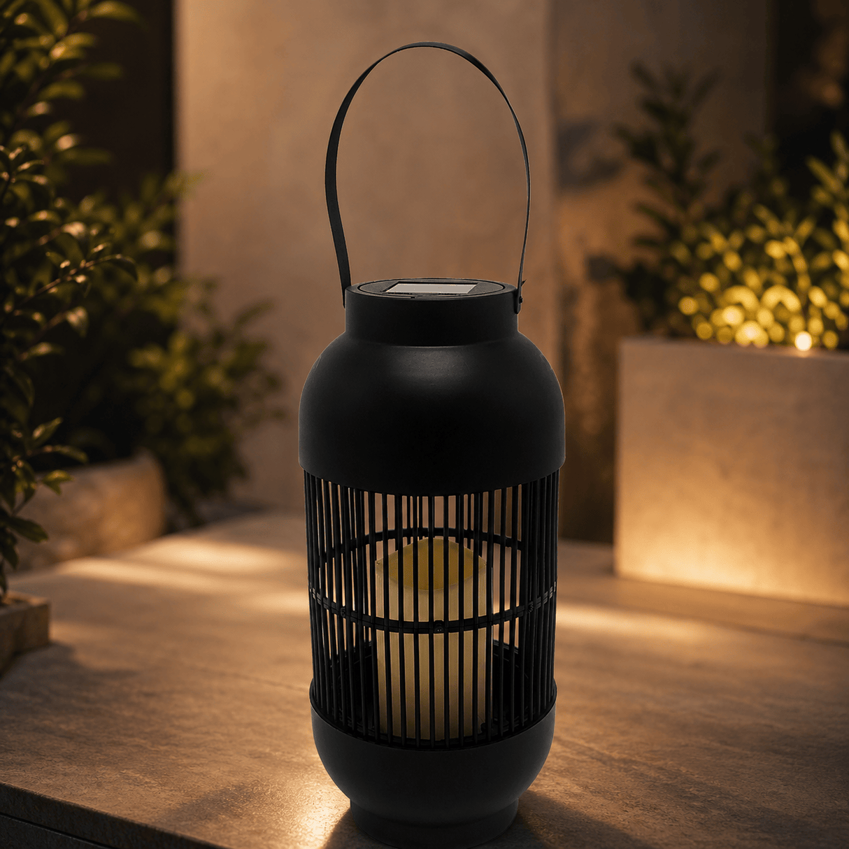 Produkt VOLTENO Pozostałe do domu Lampa Solarna Ogrodowa Volteno White Black Owal LED Dekoracyjna 1szt 005726