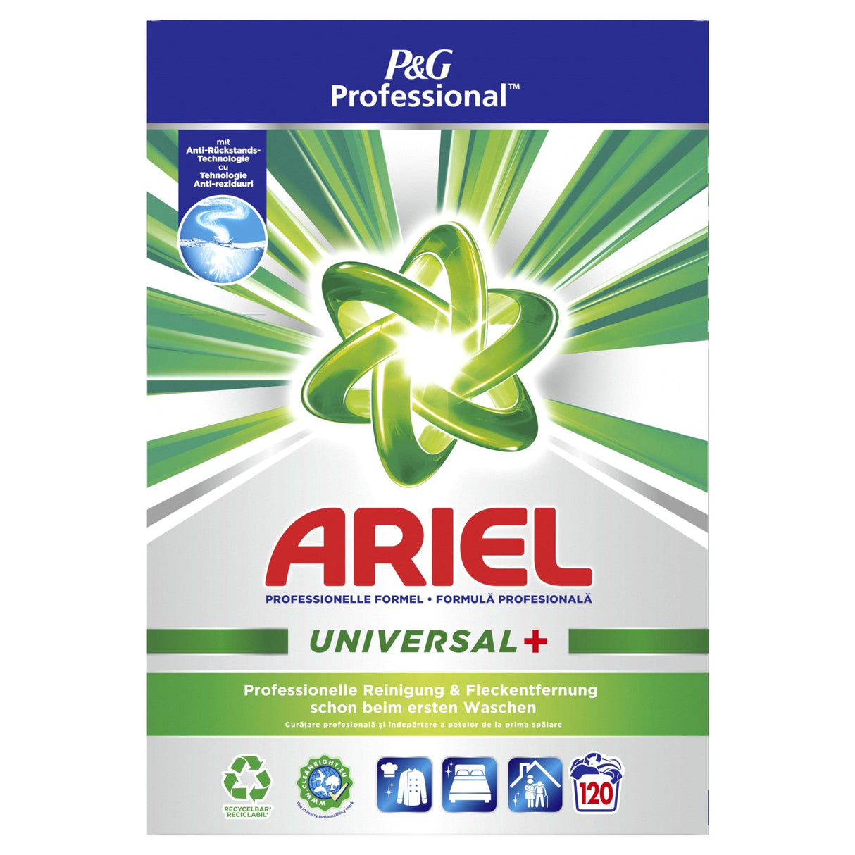 Produkt ARIEL Proszek do prania ARIEL Professional Universal 120 prań 7,2kg 003932