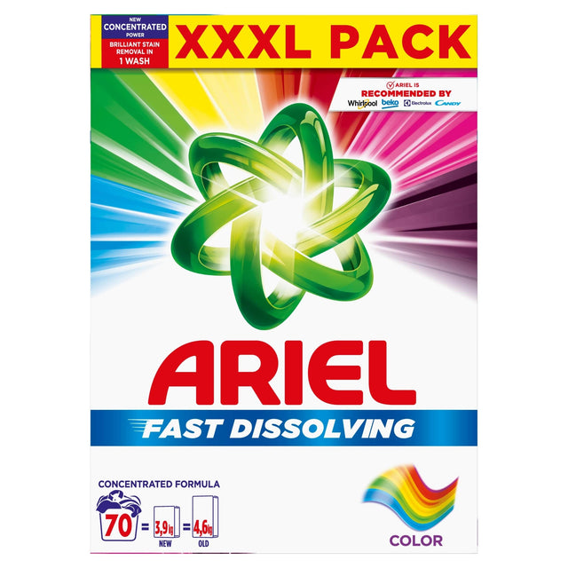 Produkt ARIEL Proszek do prania kolorowych ARIEL Fast Dissolving 70 prań 3,85 kg 037458