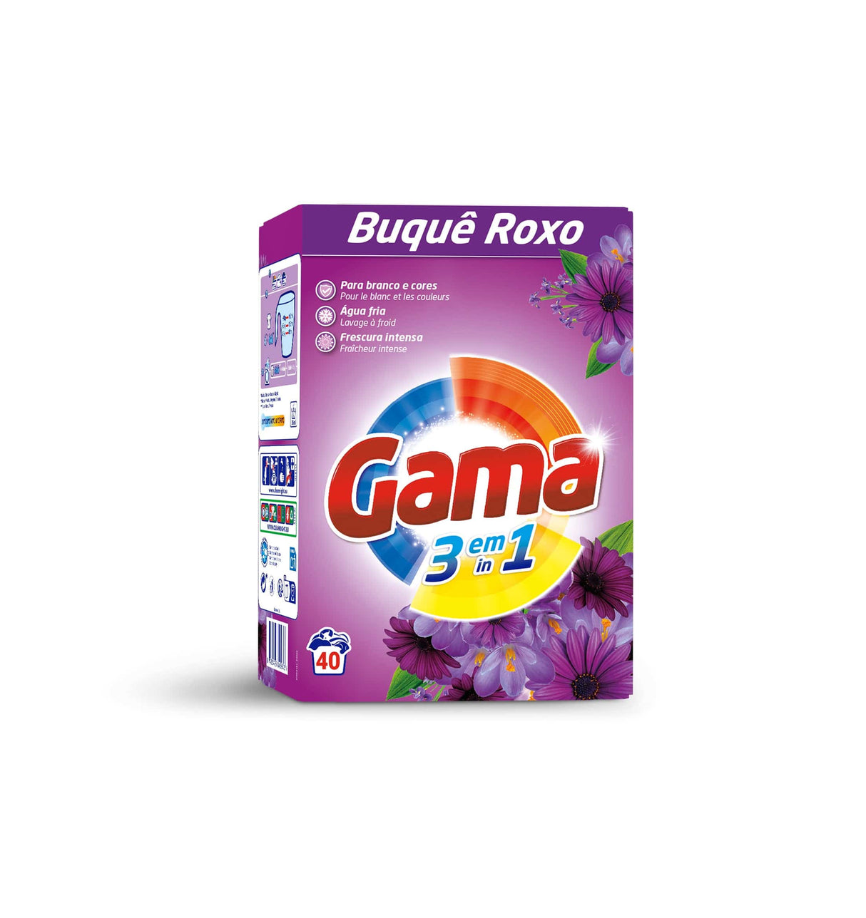 Produkt GAMA Proszki do prania Proszek do prania GAMA Buque Roxo Universal 40 prań 2,2 kg 052618