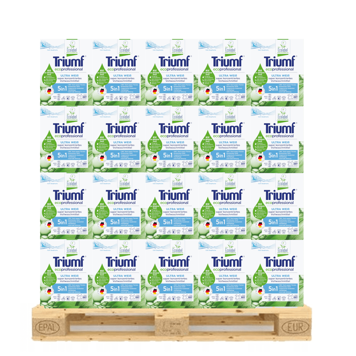 Produkt TRIUMF Proszki do prania Proszek do prania TRIUMF White 30 prań 1,8 kg Paleta 360 K_023162_360