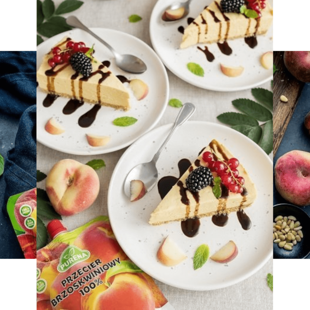 Produkt PURENA Przecier truskawkowy 100% PURENA Mus owocowy 1 kg 003321