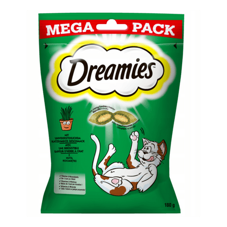 Produkt DREAMIES Przysmak dla kota DREAMIES z nutą Kocimiętki 180g 003304