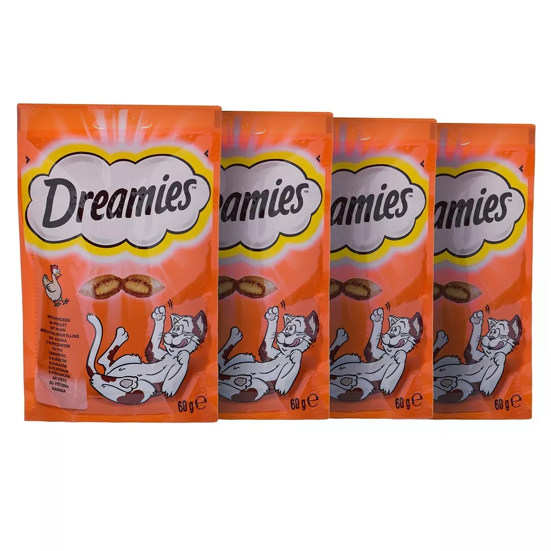 Produkt DREAMIES Przysmaki dla Kota Karma dla Kota DREAMIES Mix smaków 12x60g 045623
