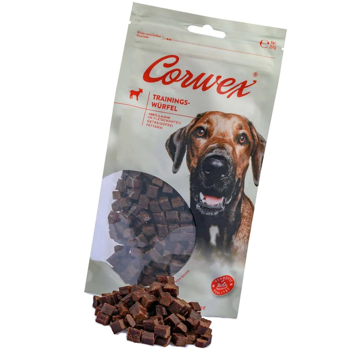 Produkt CORWEX Przysmaki dla psa CORWEX Premium Kostki Treningowe z Jagnięciną Przysmak dla Psa 250g 006456