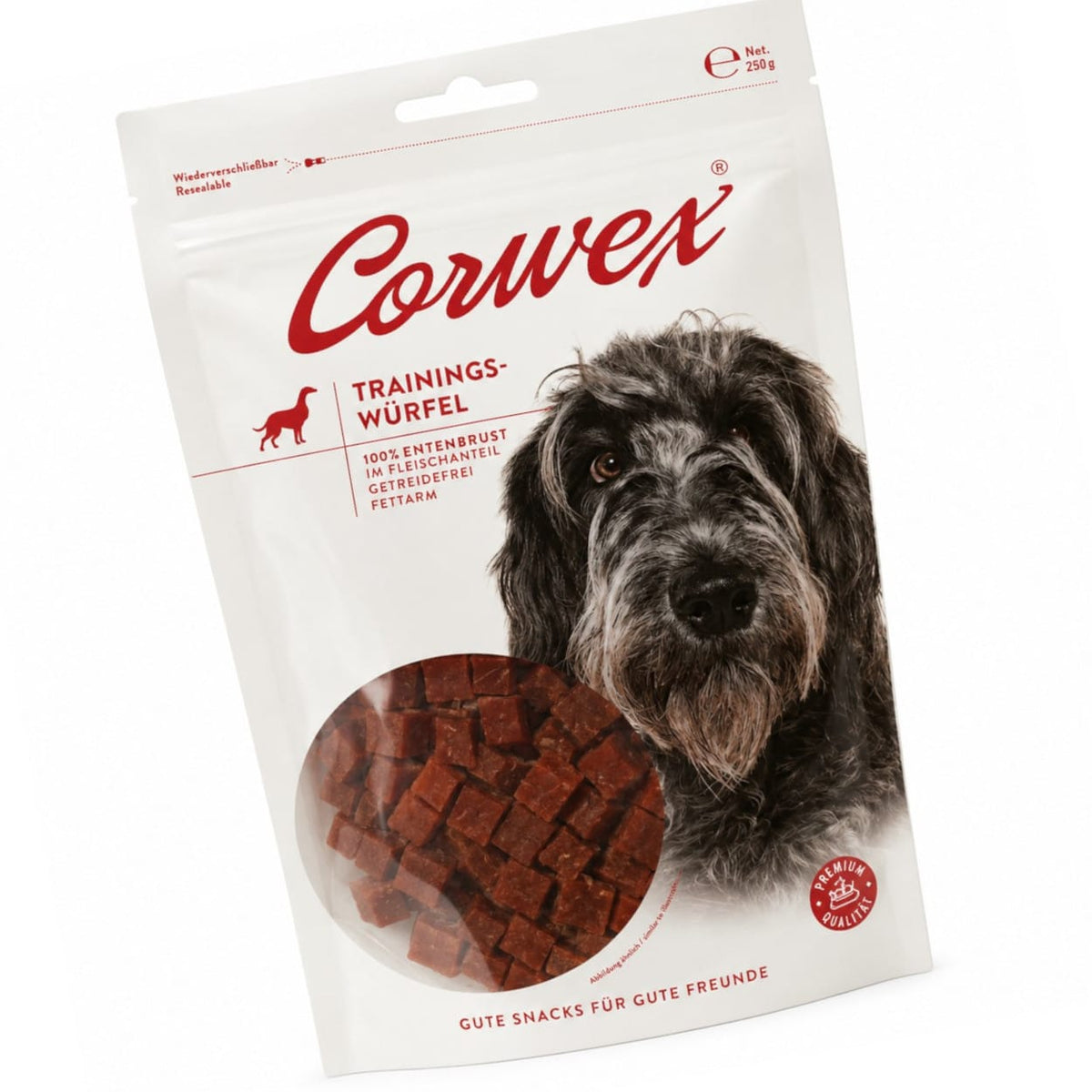 Produkt CORWEX Przysmaki dla psa CORWEX Premium Kostki Treningowe z Kaczką Przysmak dla Psa 250g 006453