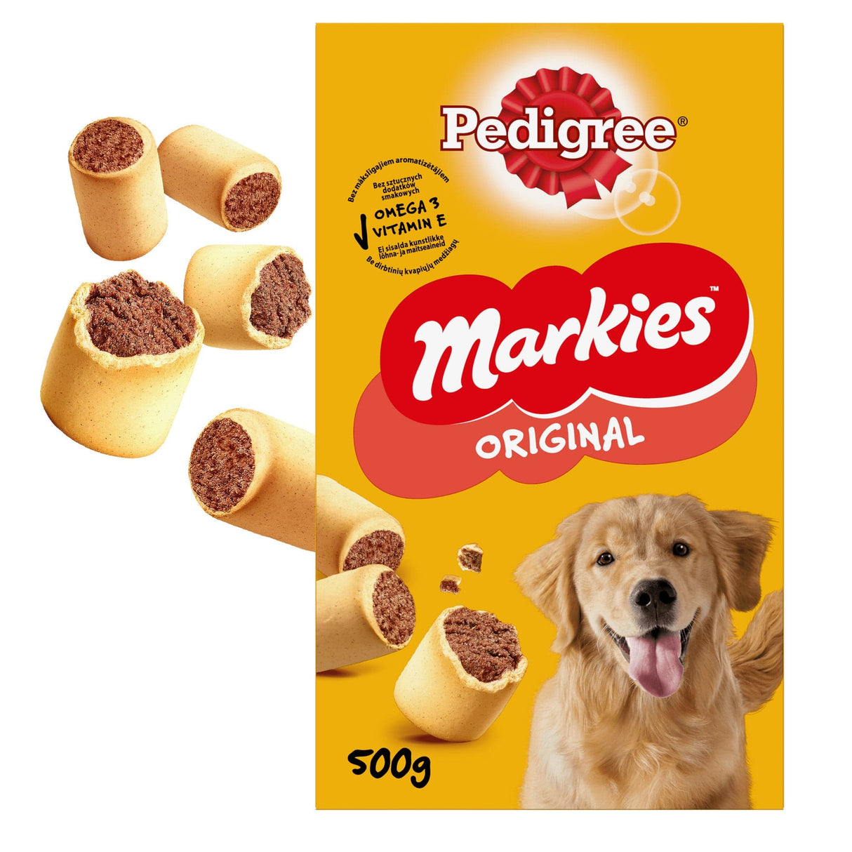 Produkt PEDIGREE Przysmaki dla psa PEDIGREE Markies ciasteczka 500g 003307