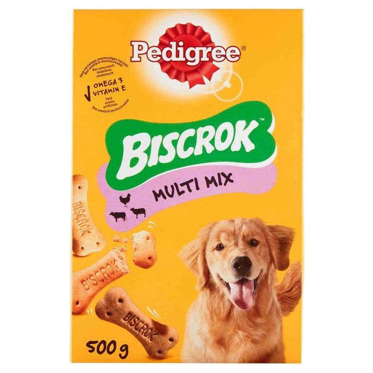 Produkt PEDIGREE Przysmaki dla psa PEDIGREE Multi Biscrok ciasteczka 500g 010037