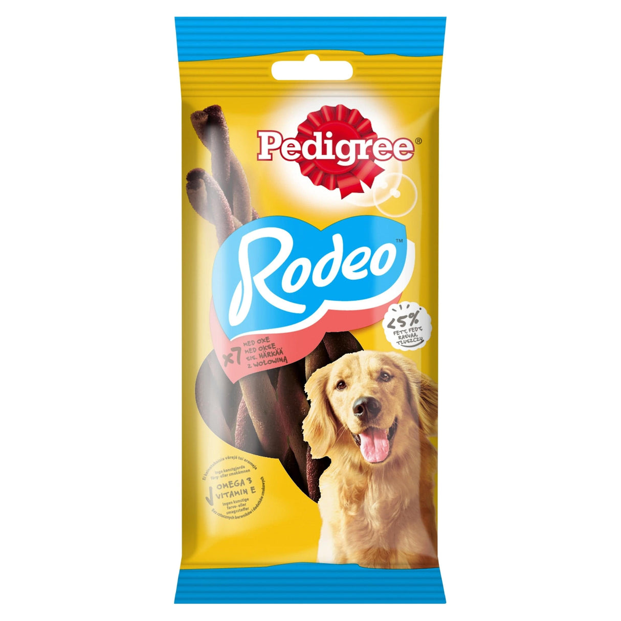 Produkt PEDIGREE Przysmaki dla psa PEDIGREE Rodeo wołowina 123g 010033