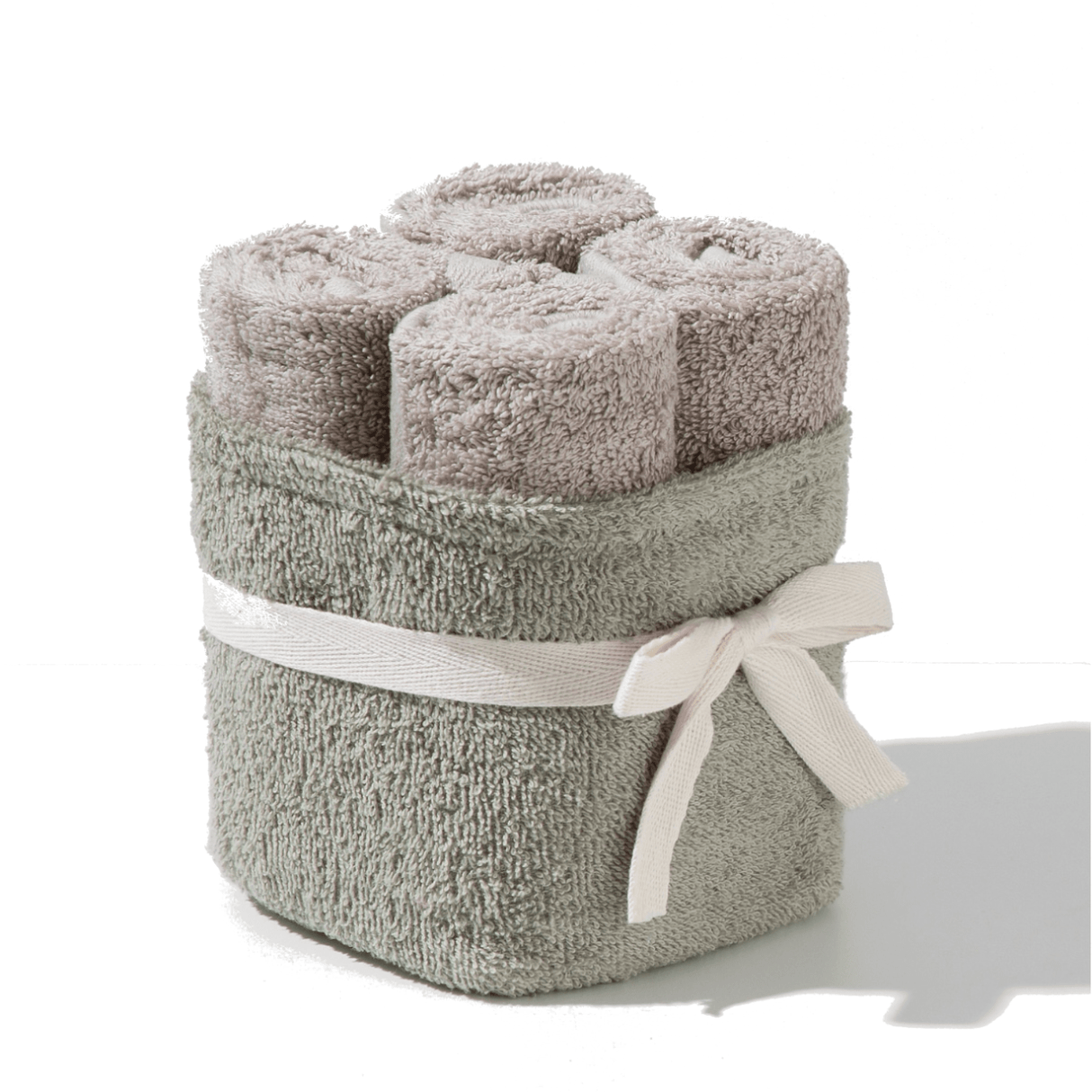 Produkt L'ARTE MILANO Ręcznik kąpielowy Zestaw ręczników bawełnianych L'ARTE MILANO w koszyku 4x 30 x 50 cm 052816