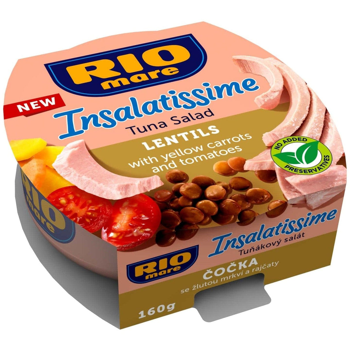 Produkt Rio Mare Sałatka z soczewicą i tuńczykiem RIO MARE puszka 160g 004992