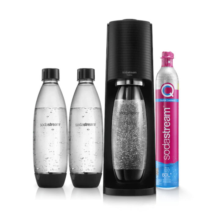 Produkt SodaStream Saturatory Saturator SODASTREAM Terra Black + 1 nabój i 2 butelki 002753
