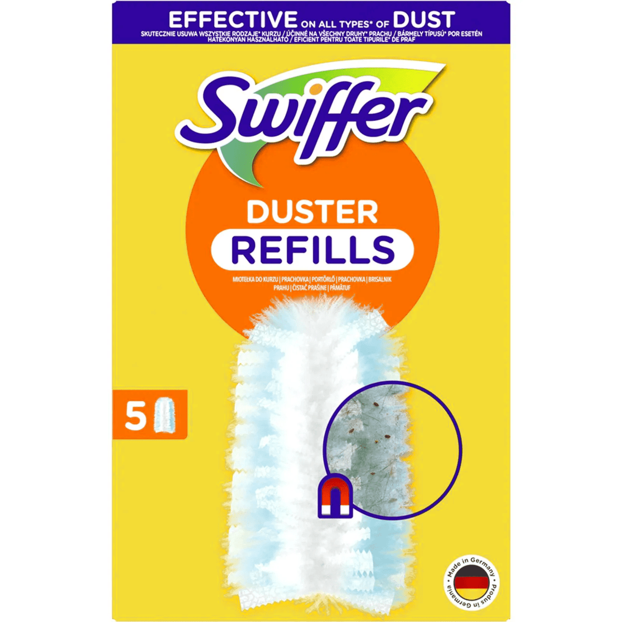 Produkt SWIFFER Ścierki i ściereczki Zapas do miotełki do kurzu SWIFFER 5szt 003406