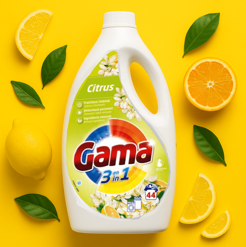 Produkt GAMA Skoncentrowany Żel do prania GAMA Citrus 44 prania 1,98l 052632