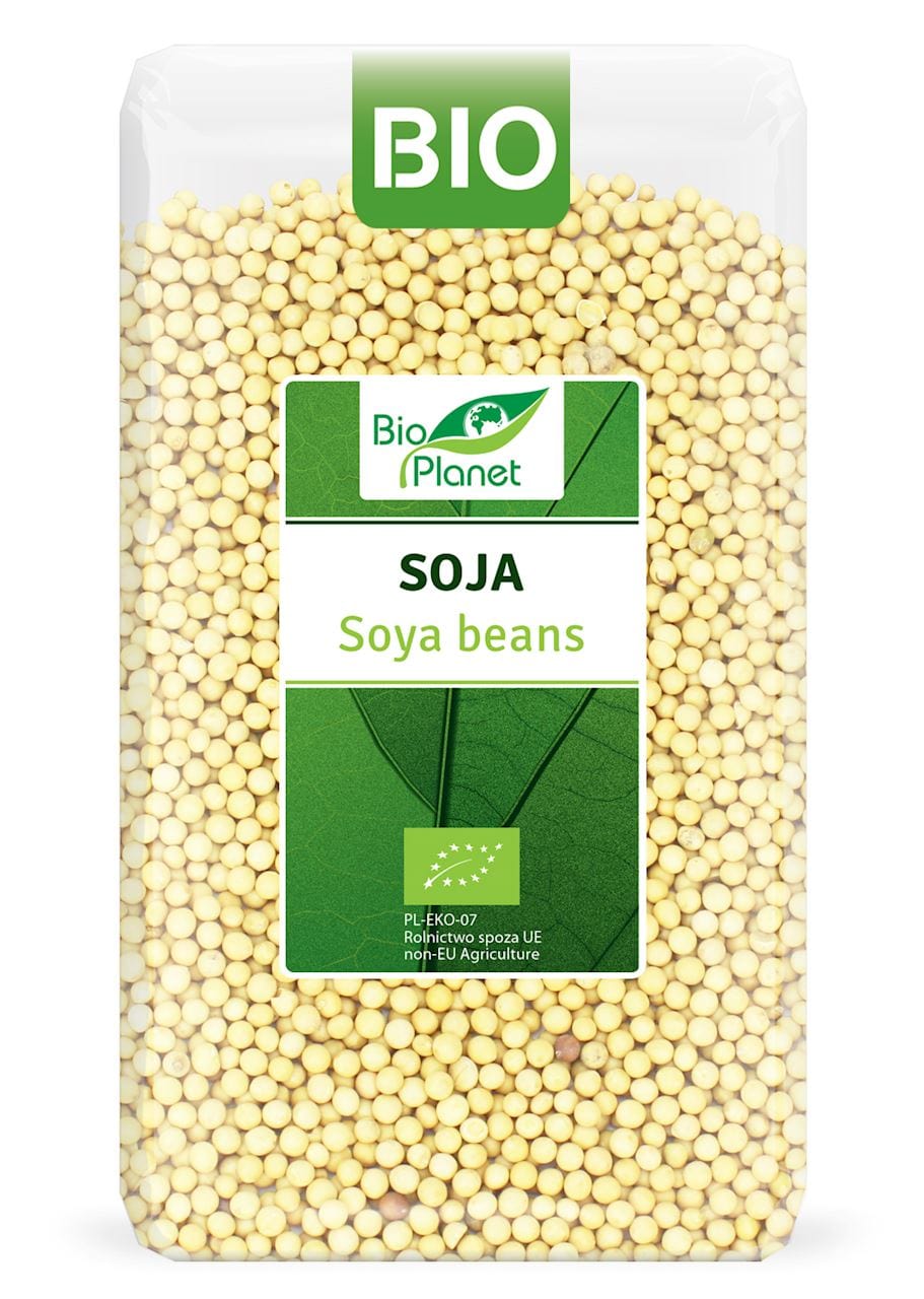 Produkt BIO PLANET - seria ZIELONA (strączkowe) SOJA BIO 1 kg - BIO PLANET 5902605416628