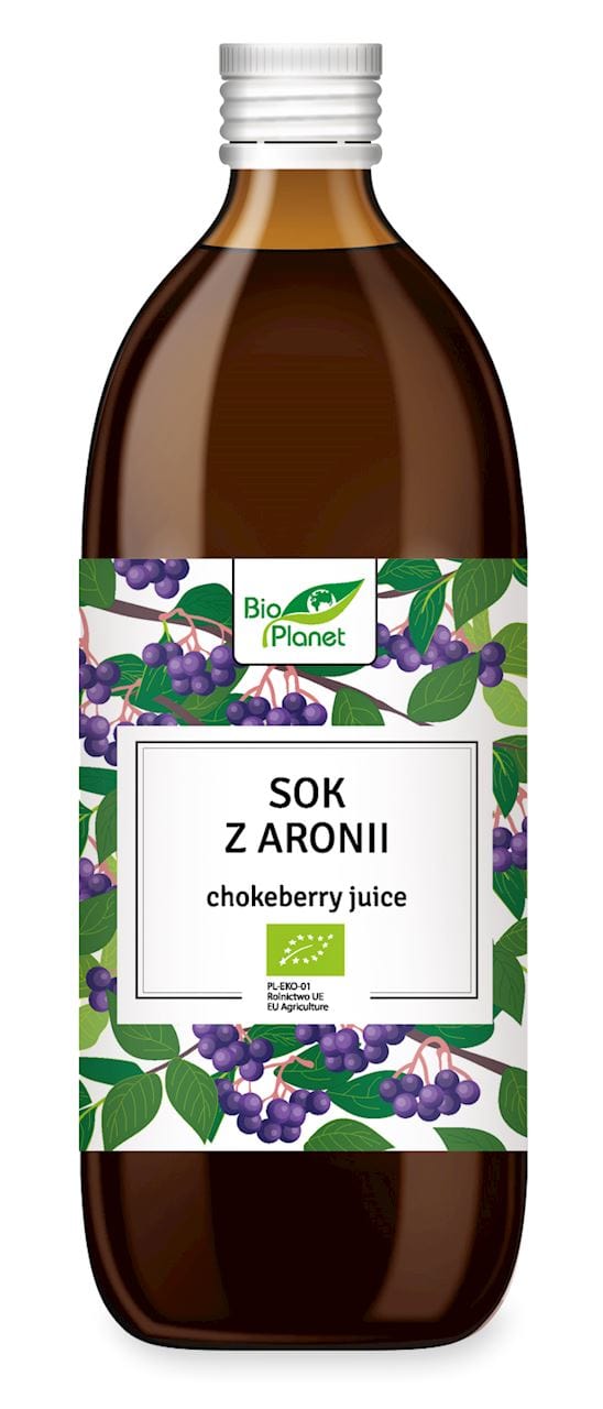 Produkt BIO PLANET - seria SOKI I ZAKWASY SOK Z ARONII NFC BIO 500 ml - BIO PLANET 5902983784180
