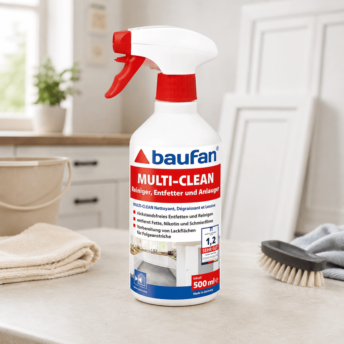 Produkt BAUFAN Środek czyszczący i odtłuszczający przed malowaniem BAUFAN Multi-Cleaner 500ml 006142