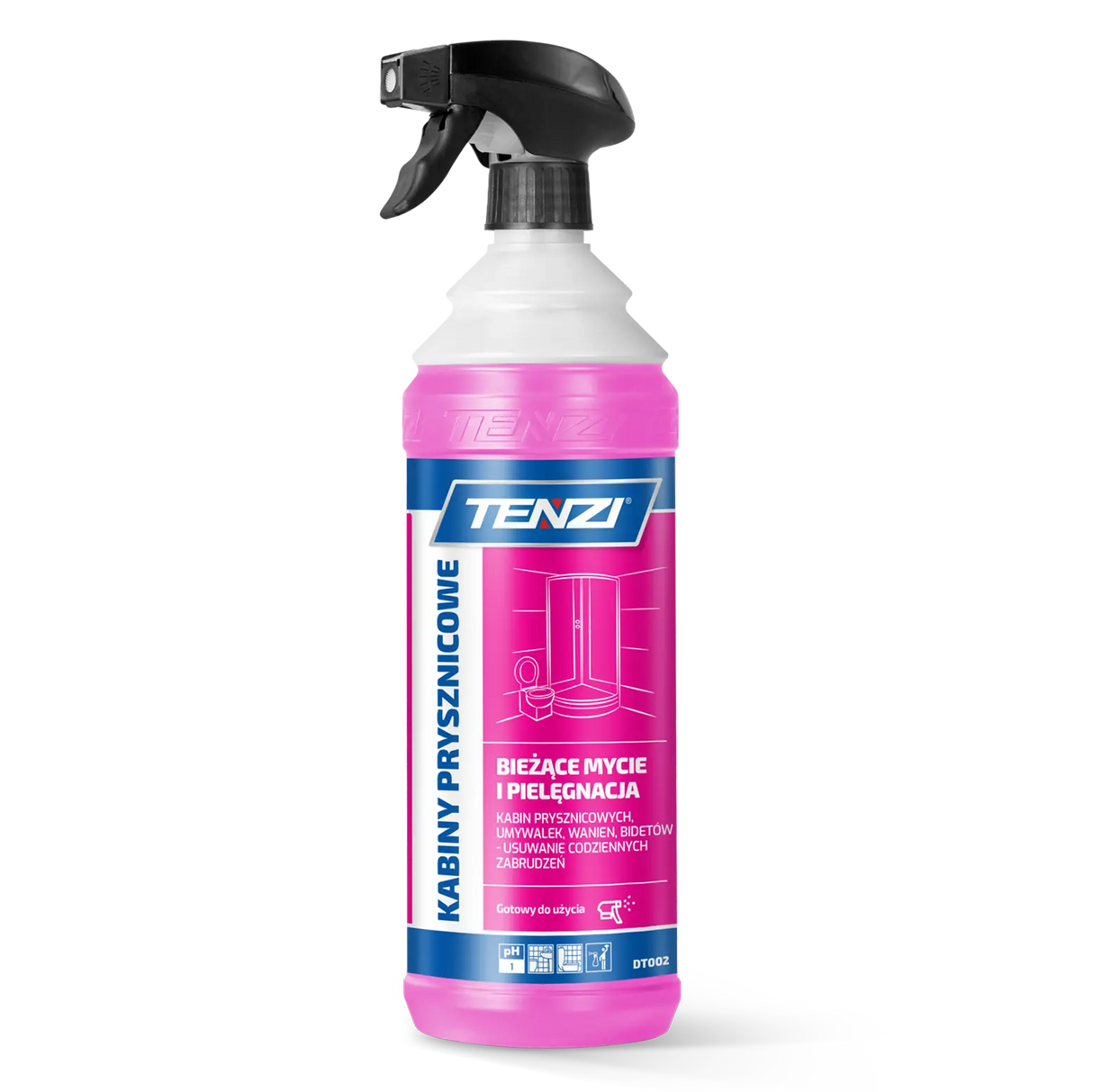 Produkt TENZI Środki do Kabin Prysznicowych Płyn do mycia kabin prysznicowych łazienek TENZI 1l 004433