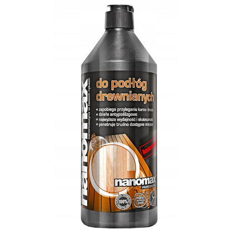 Produkt NANOMAX Środki do podłóg Płyn do czyszczenia podłóg drewnianych NANOMAX koncentrat 1 l 025243
