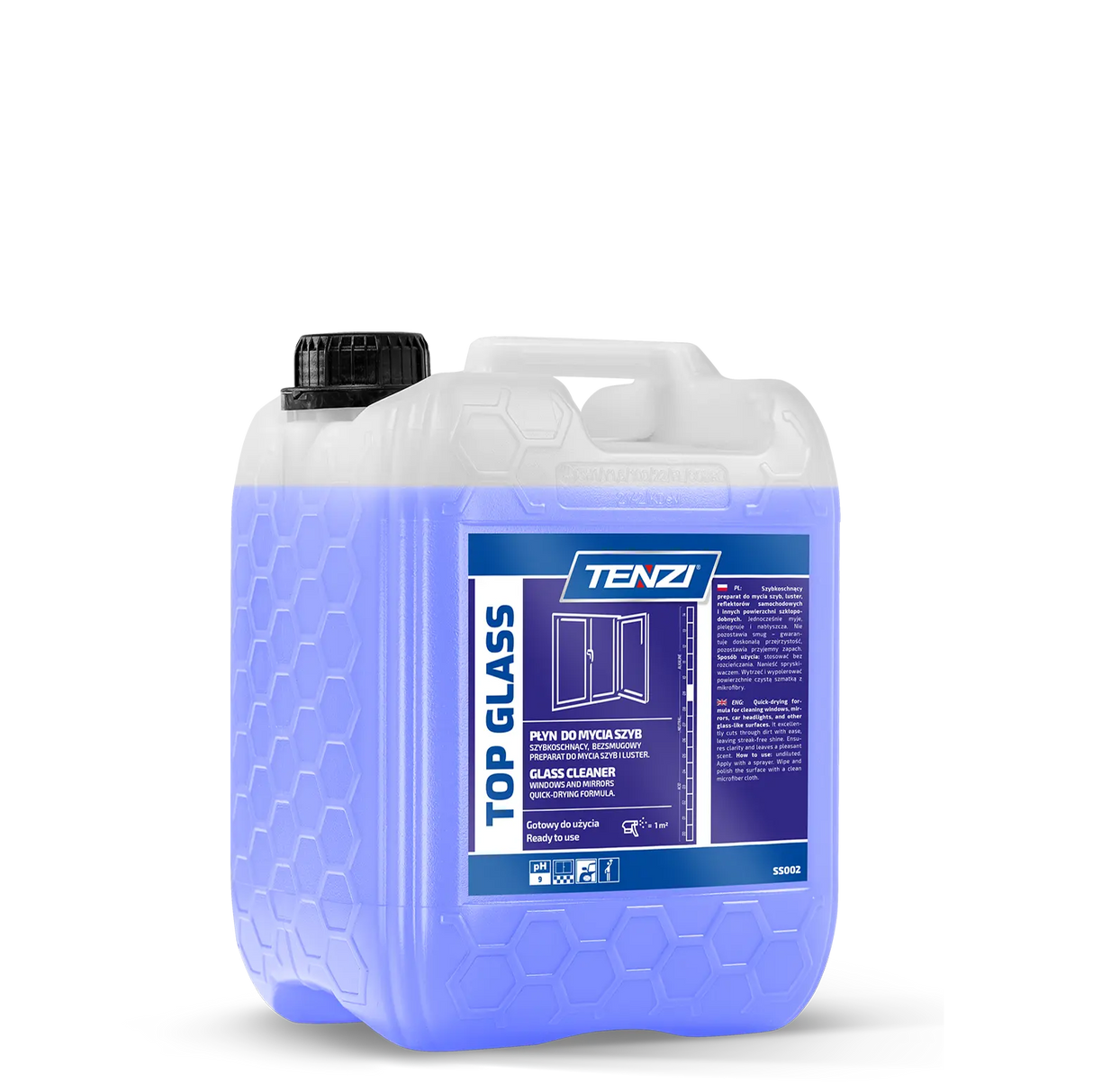 Produkt TENZI Środki do szyb Płyn do mycia szyb szybkoschnący TENZI 5l zapas Top Glass 004443