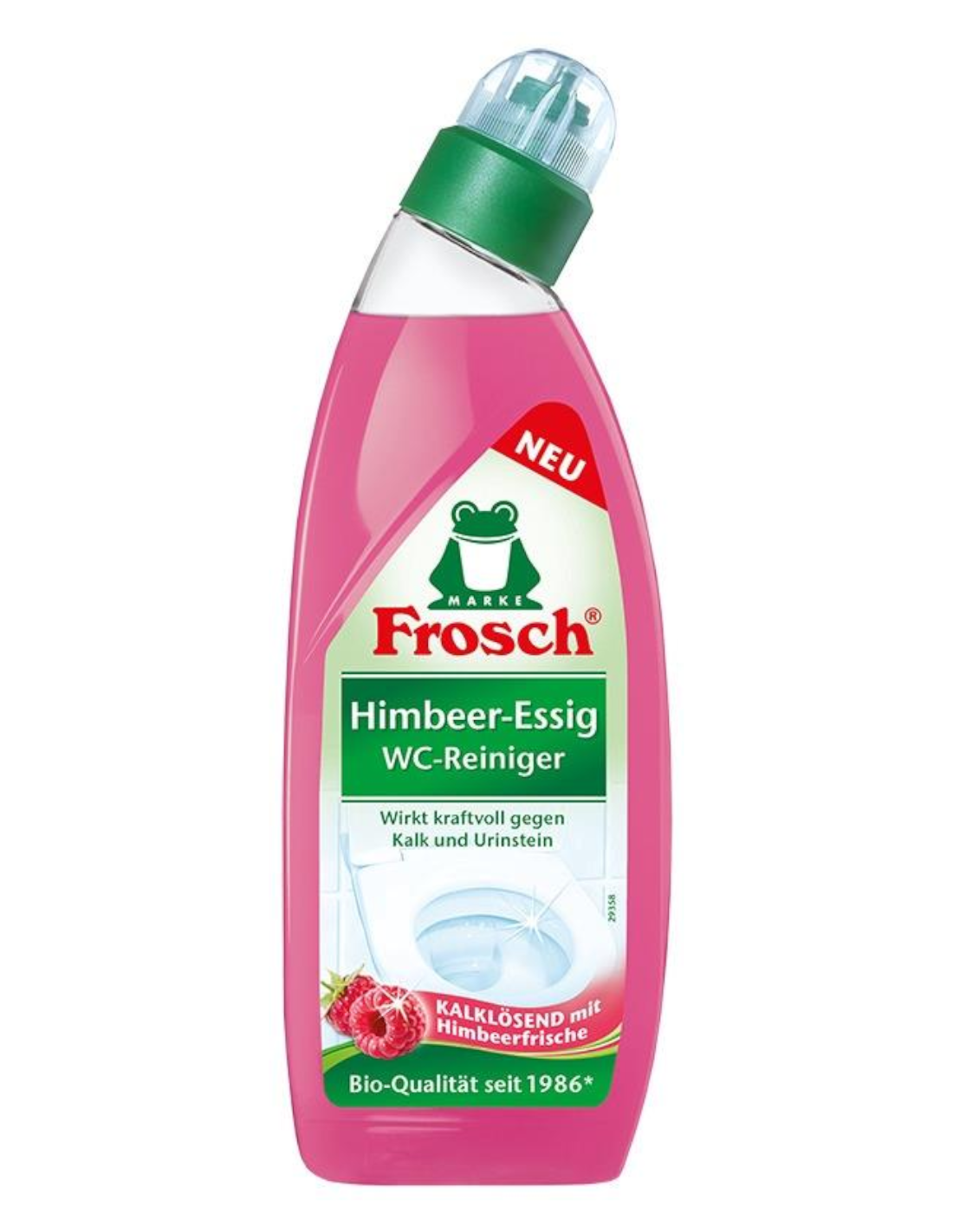 Produkt FROSCH Środki do toalet Płyn do WC FROSCH Toilet Bowl Cleaner Raspberry z Octem malinowym 750 ml 001943