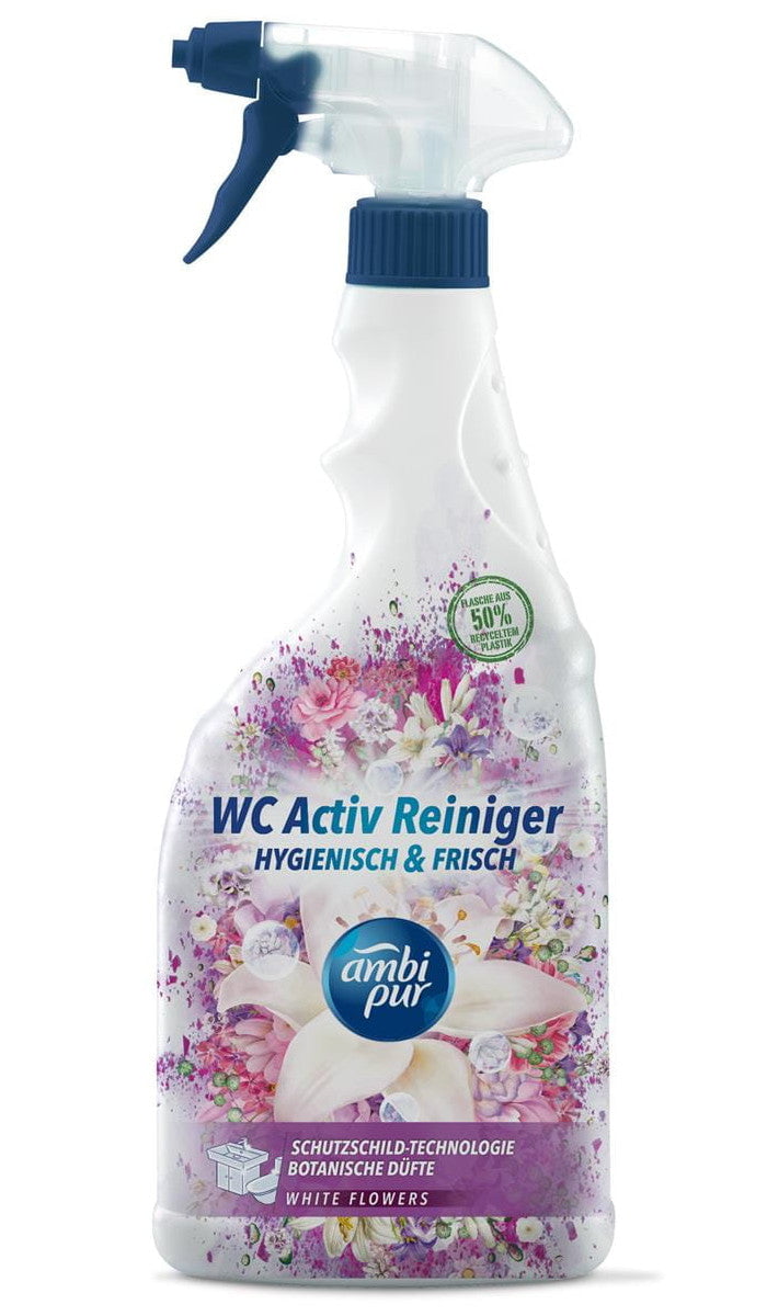 Produkt AMBI PUR Środki do toalet Spray do czyszczenia WC AMBI PUR Białe Kwiaty White 750ml 004225