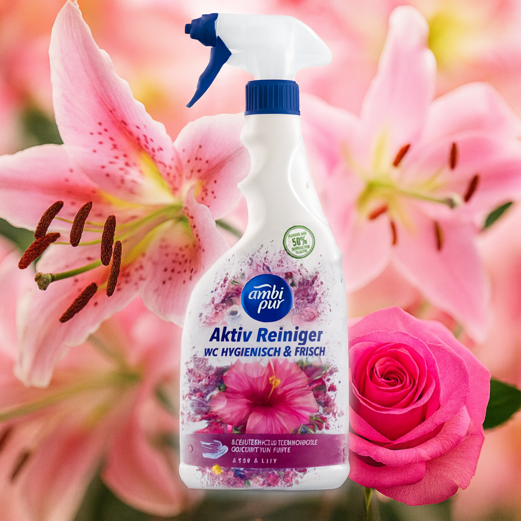 Produkt AMBI PUR Środki do toalet Spray do czyszczenia WC AMBI PUR Rose and Lily 750 ml 003747