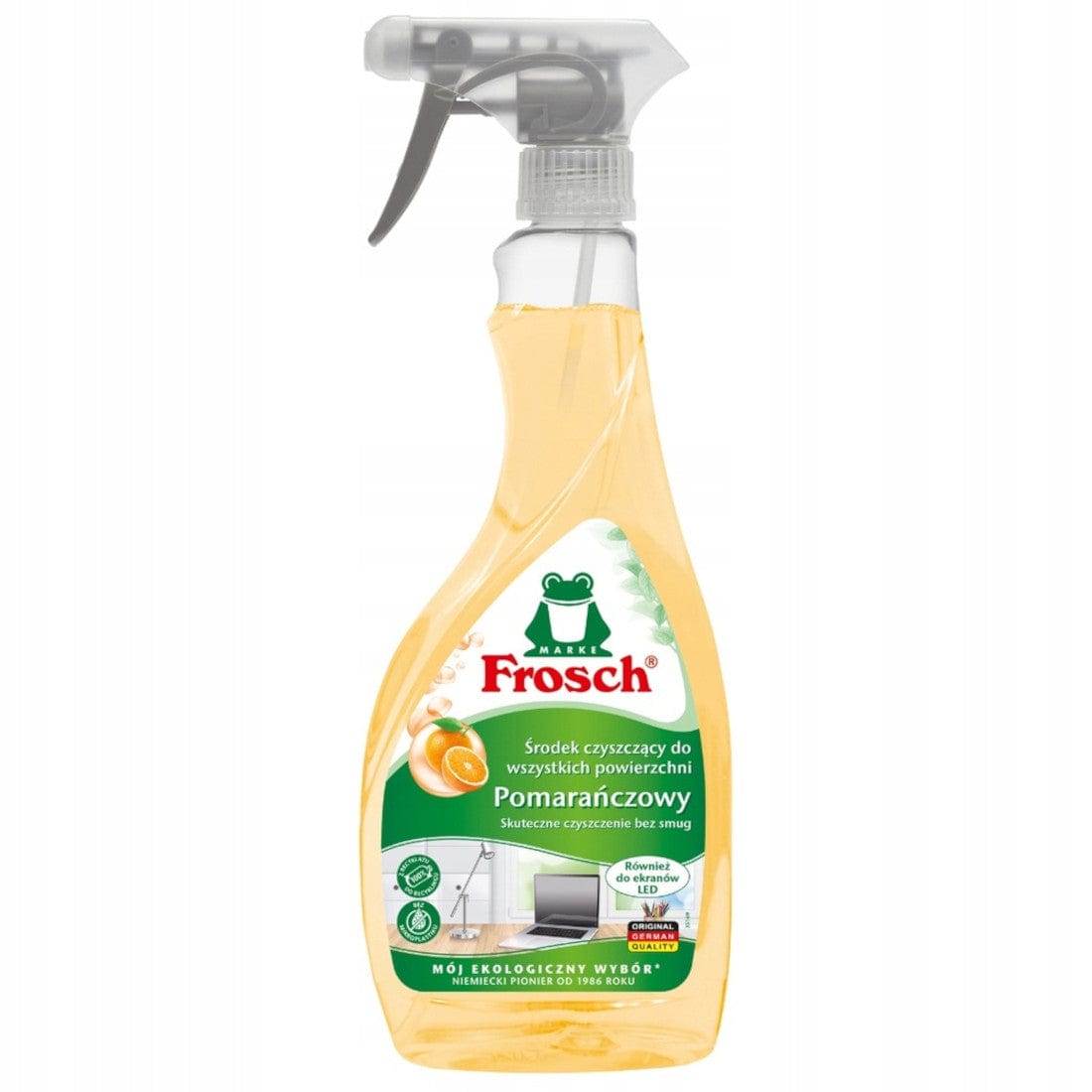 Produkt FROSCH Środki uniwersalne Środek do czyszczenia FROSCH Orange Spray do wszystkich powierzchni 500ml 036473