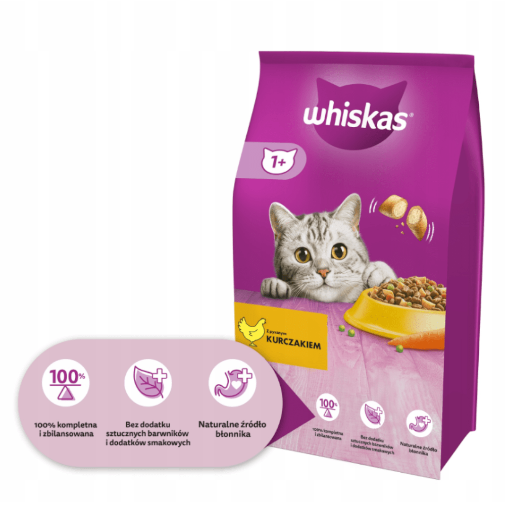 Produkt WHISKAS Sucha Karma dla kotów WHISKAS z kurczakiem 14kg 045868