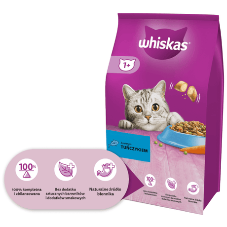 Produkt WHISKAS Sucha Karma dla kotów WHISKAS z tuńczykiem14kg 003978