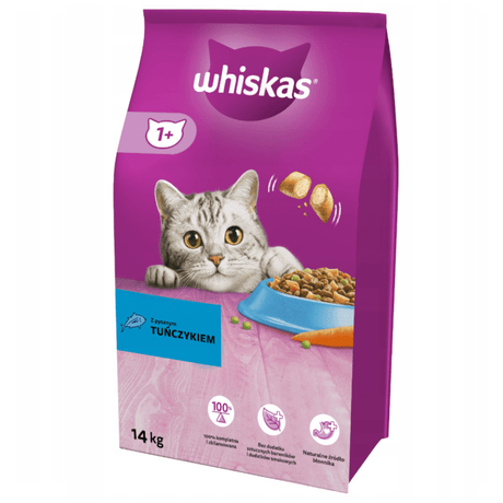 Produkt WHISKAS Sucha Karma dla kotów WHISKAS z tuńczykiem14kg 003978