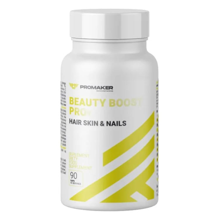 Produkt PROMAKER Suplement diety PROMAKER Beauty Boost PRO+ włosy skóra paznokcie 90 szt 005862