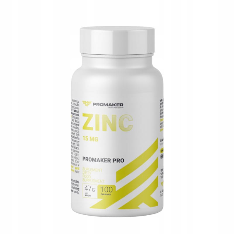 Produkt PROMAKER Suplement diety PROMAKER Zinc 100szt 005873