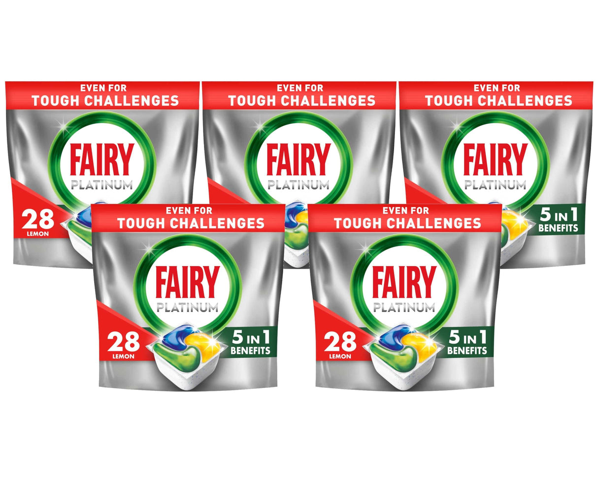 Produkt FAIRY Tabletki i kapsułki do zmywarki Kapsułki do zmywarki FAIRY Platinum Lemon 140szt 052729