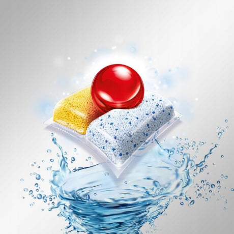 Produkt FINISH Tabletki i kapsułki do zmywarki Kapsułki do zmywarki FINISH 100szt Quantum All in One Lemon 034178